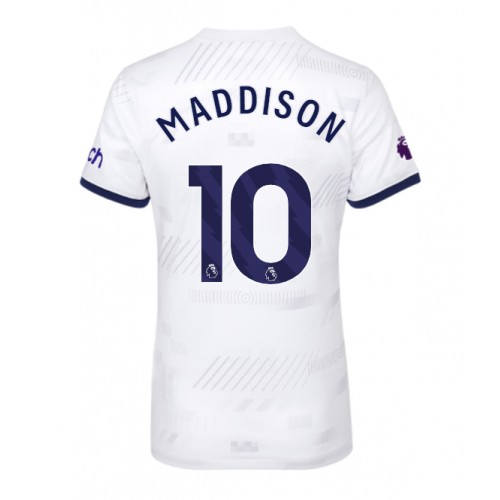 Fotbalové Dres Tottenham Hotspur James Maddison #10 Dámské Domácí 2023-24 Krátký Rukáv